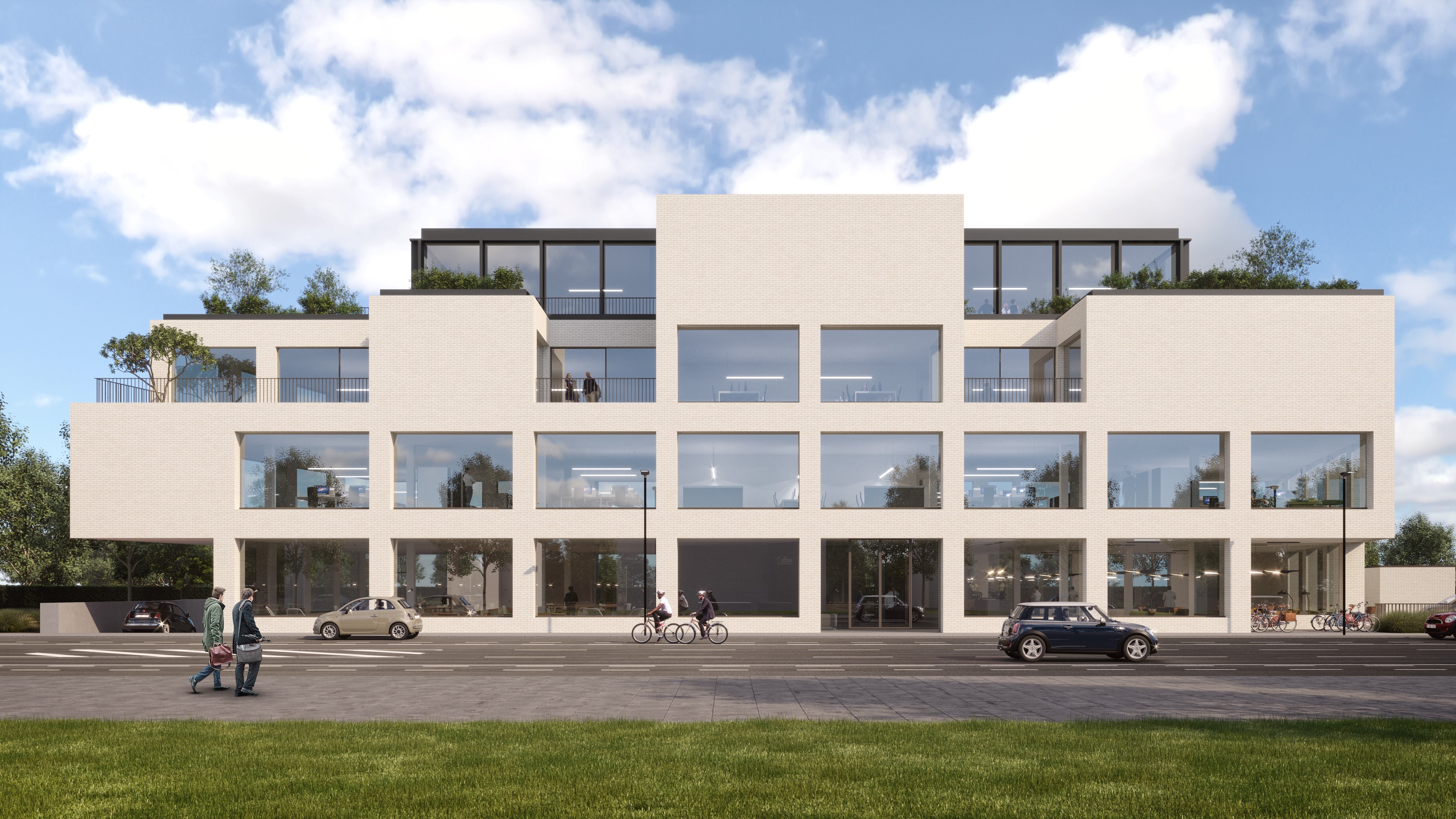 Woonzorggroep GVO en Liantis bouwen gloednieuw kantoorgebouw in Kortrijk